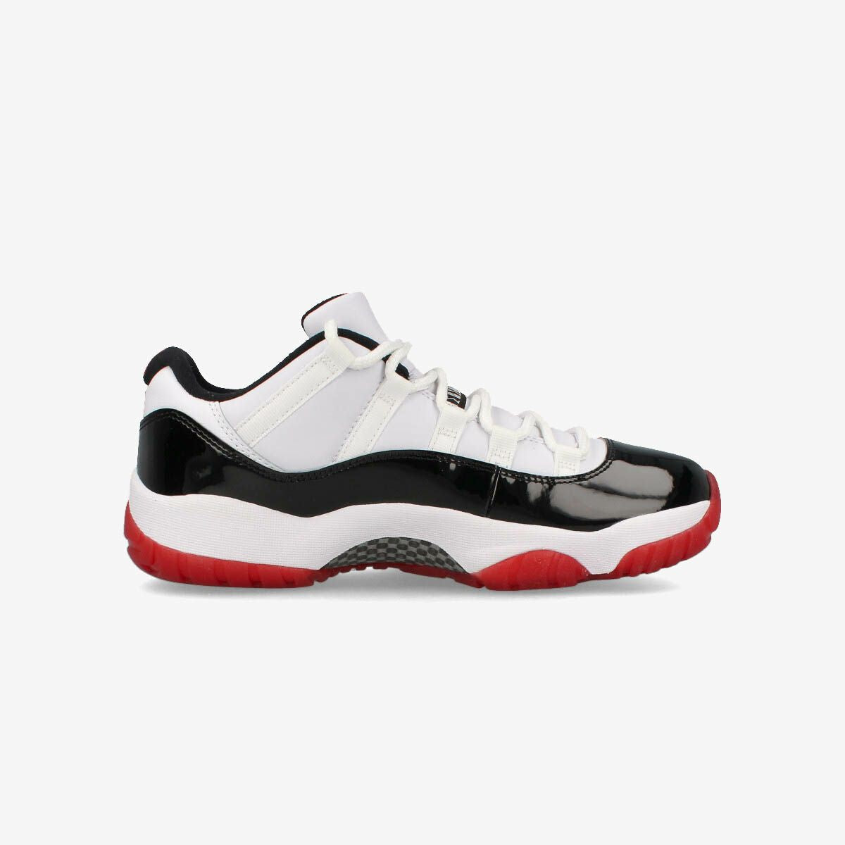 NIKE AIR JORDAN 11 RETRO LOW WHITE/UNIVERSITY RED/BLACK