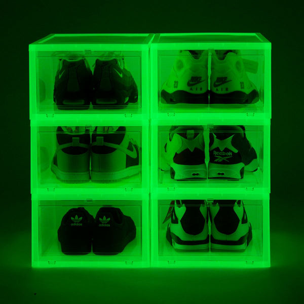 KICKS LAB. SHOE STORAGE BOX 6 BOX GLOW IN THE DARK 蓄光素材