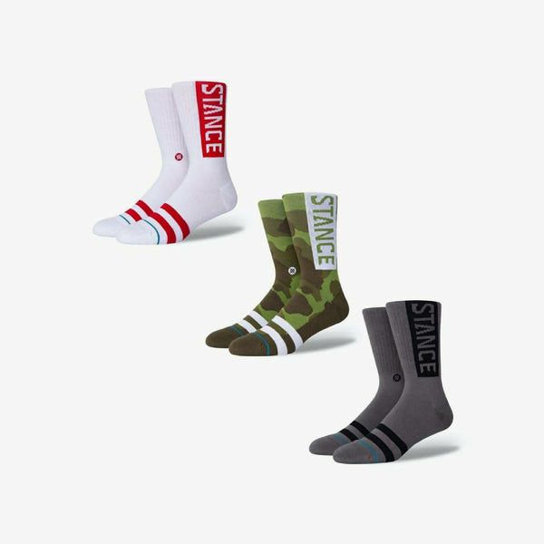 STANCE SOCKS THE OG 3 PACK MULTI