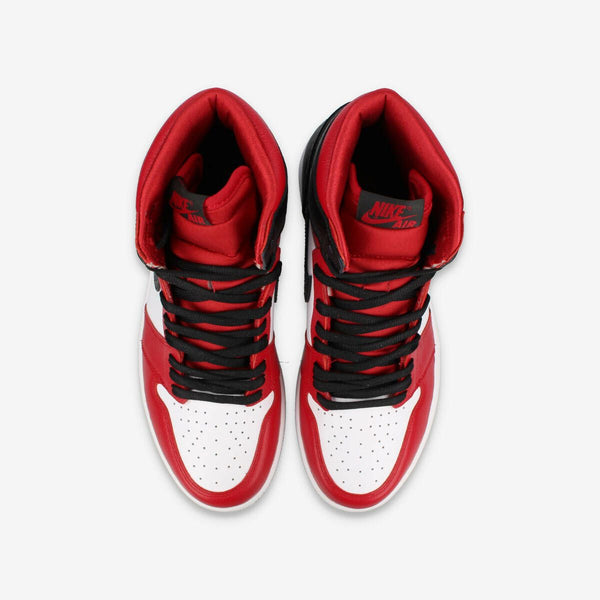 NIKE WMNS AIR JORDAN 1 HIGH OG GYM RED/WHITE/BLACK 【SATIN SNAKE】