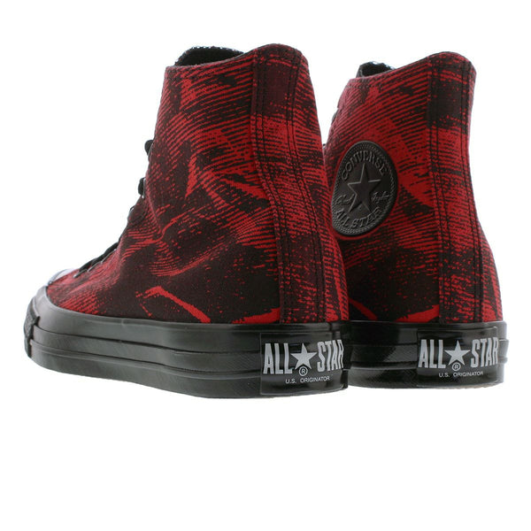 CONVERSE ALL STAR US BLACKBOTTOM HI RED WASH