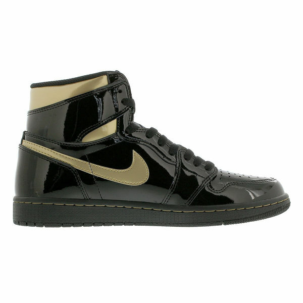 NIKE AIR JORDAN 1 RETRO HIGH OG BLACK/METALLIC GOLD/BLACK