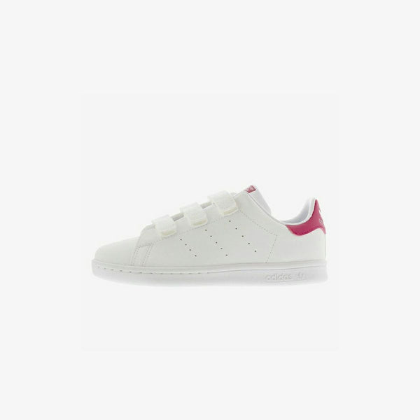 아디다스 STAN SMITH CF C FTWR WHITE/FTWR WHITE/BOLD PINK