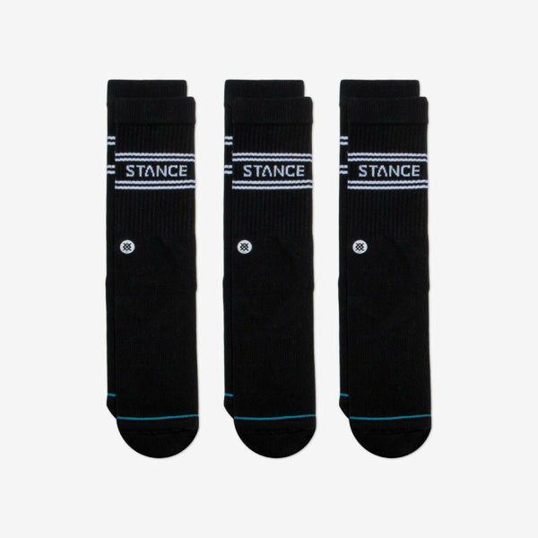 STANCE SOCKS BASIC 3 PACK CREW [Set of 3 pairs]