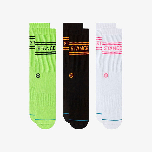 STANCE SOCKS BASIC 3 PACK CREW [Set of 3 pairs]