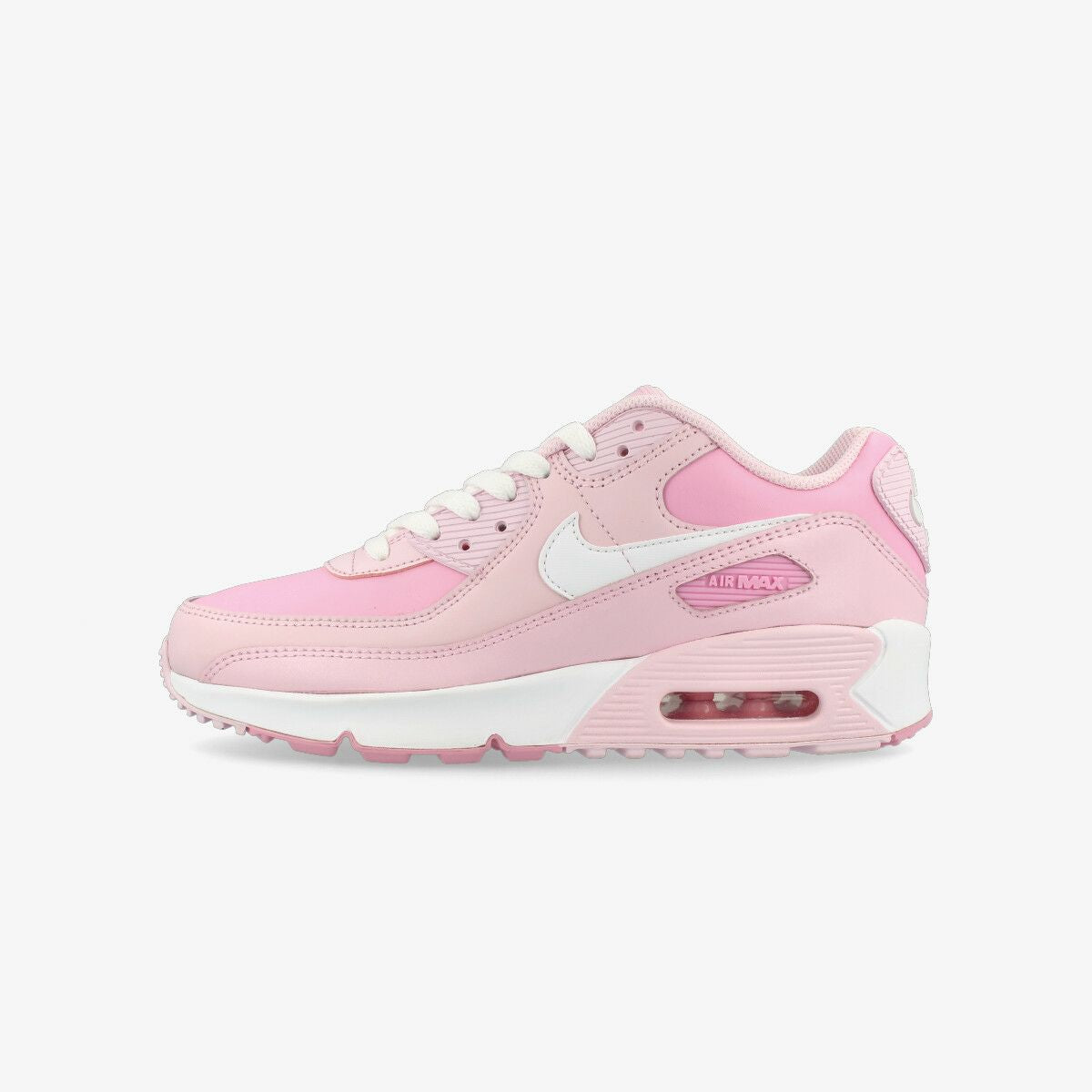 NIKE AIR MAX 90 GS PINK FOAM/WHITE/PINK RISE cv9648-600 – KICKS LAB.