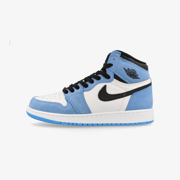 NIKE AIR JORDAN 1 RETRO HIGH OG GS WHITE/UNIVERSITY BLUE/BLACK