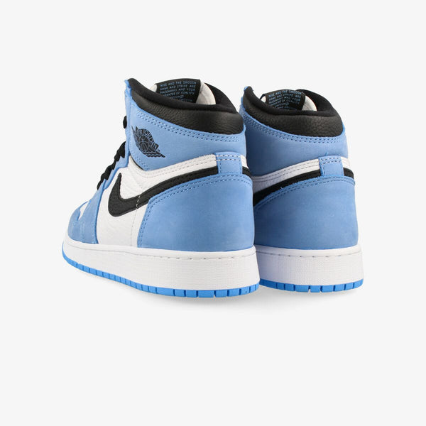 NIKE AIR JORDAN 1 RETRO HIGH OG GS WHITE/UNIVERSITY BLUE/BLACK