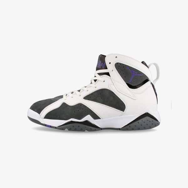 NIKE AIR JORDAN 7 RETRO WHITE/FLINT GREY/BLACK/VARSITY PURPLE