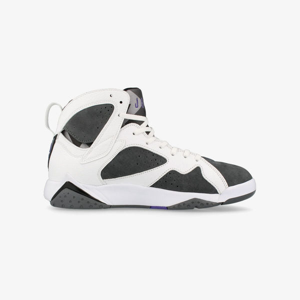 NIKE AIR JORDAN 7 RETRO WHITE/FLINT GREY/BLACK/VARSITY PURPLE