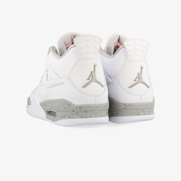 NIKE AIR JORDAN 4 RETRO WHITE/TECH GREY/BLACK/FIRE RED