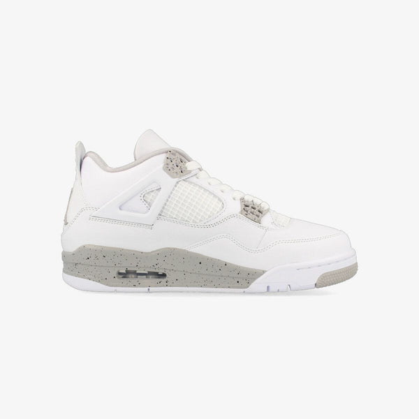 NIKE AIR JORDAN 4 RETRO WHITE/TECH GRAY/BLACK/FIRE RED