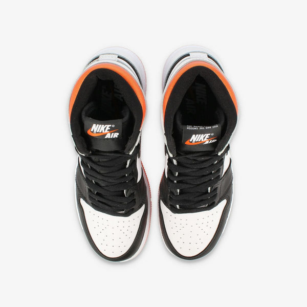 NIKE AIR JORDAN 1 RETRO HIGH OG GS WHITE/ELECTRO ORANGE/BLACK