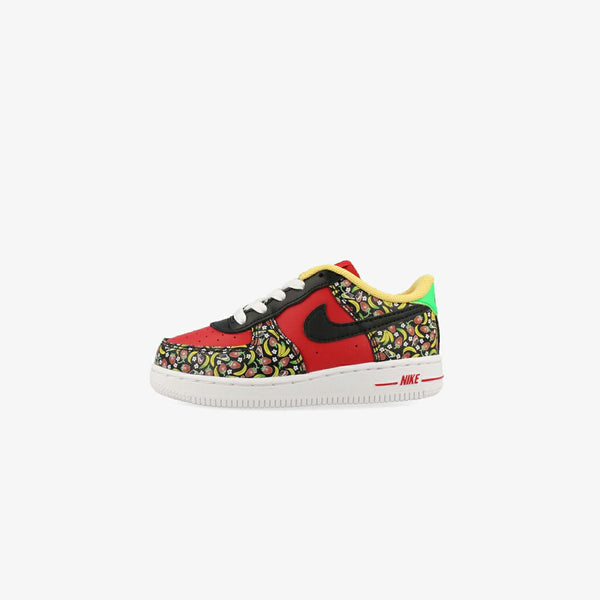 NIKE AIR FORCE 1 TD UNIVERSITY RED/WHITE/GREEN SPARK/BLACK