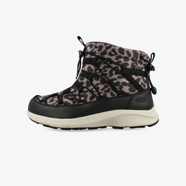 KEEN WOMEN UNEEK SNK CHUKKA II WP ANIMAL PRINT/SLIVER BLIRCH