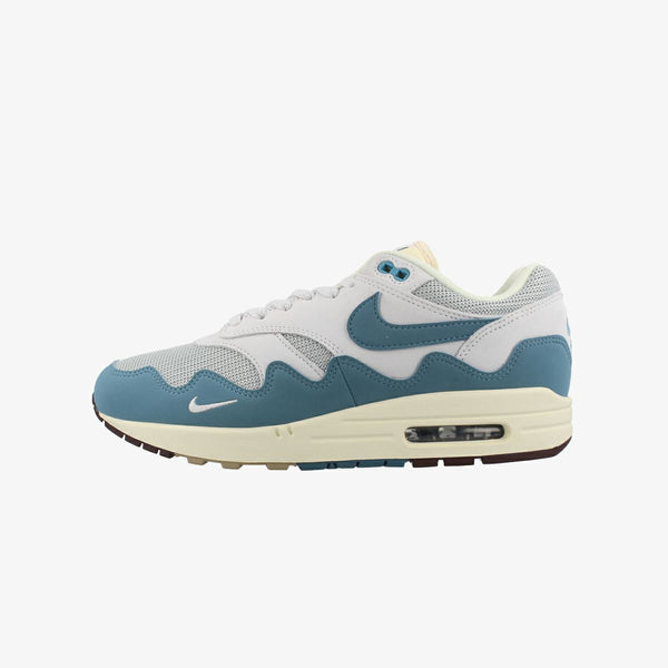 NIKE AIR MAX 1 PATTA METALLIC SILVER/NOISE AQUA/PURE PLATINUM