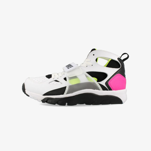 NIKE AIR TRAINER HUARACHE WHITE/BLACK/LASER FUCHSIA/VOLT