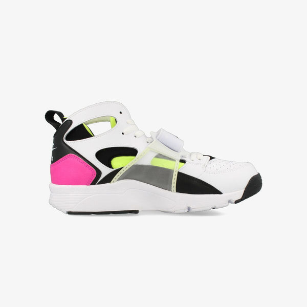 NIKE AIR TRAINER HUARACHE WHITE/BLACK/LASER FUCHSIA/VOLT