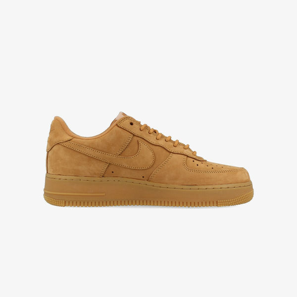 NIKE AIR FORCE 1 LOW W SUPREME FLAX/FLAX/GUM LIGHT BROWN 【BOX LOGO】