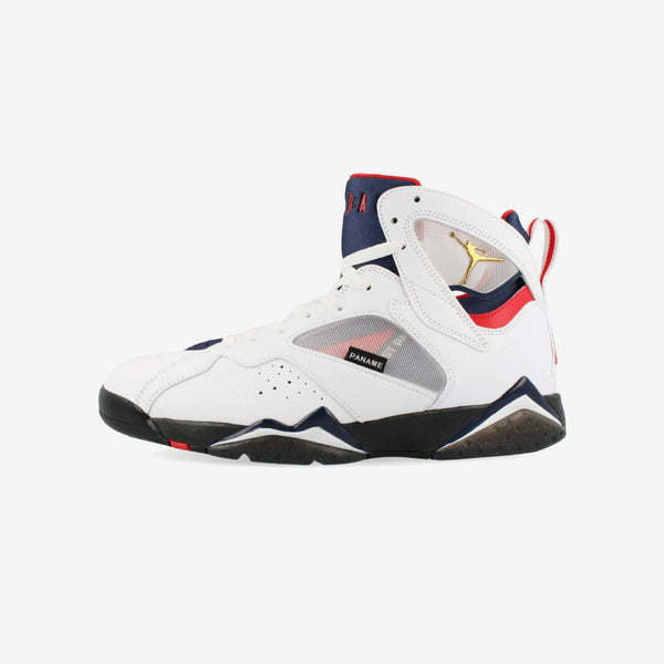 NIKE AIR JORDAN 7 RETRO PSG WHITE/COLLEGE NAVY/SPORT ROYAL/UNIVERSITY RED