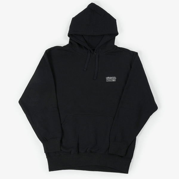 KICKS LAB. ILLBROS PULLOVER HOODED SWEATSHIRT BLACK