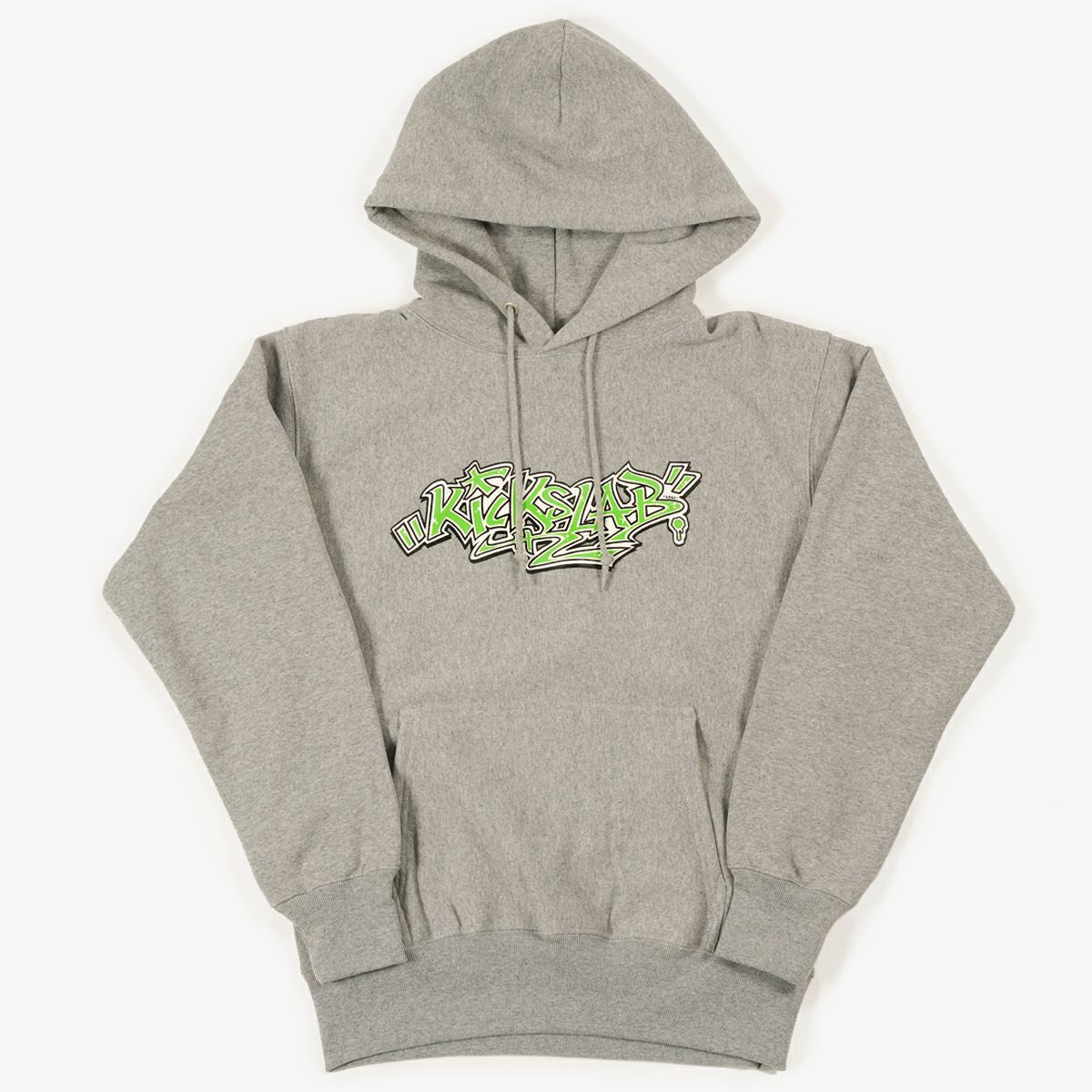 KICKS LAB. PULLOVER HOODED SWEATSHIRT GREY