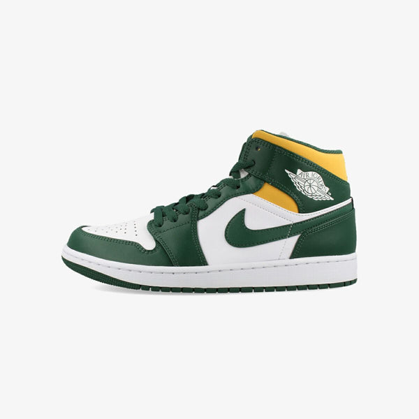 NIKE AIR JORDAN 1 MID NOBLE GREEN/POLLEN/WHITE 【SEATTLE SUPERSONICS】