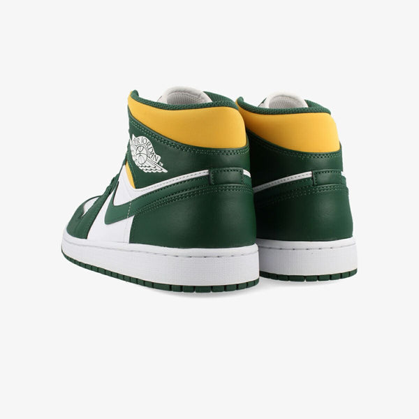 NIKE AIR JORDAN 1 MID NOBLE GREEN/POLLEN/WHITE 【SEATTLE SUPERSONICS】