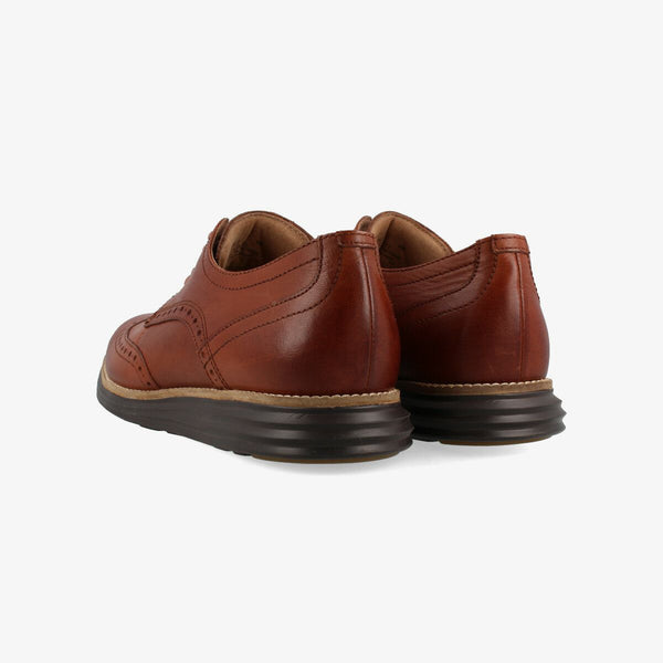 COLE HAAN ORIGINAL GRAND WING TIP OXFORD WOODBURY LEATHER/JAVA
