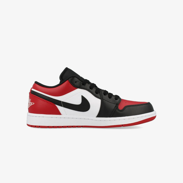 NIKE AIR JORDAN 1 LOW WHITE/BLACK/UNIVERSITY RED 【BRED TOE