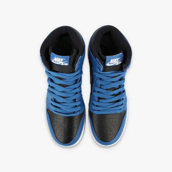 NIKE AIR JORDAN 1 RETRO HIGH OG GS DARK MARINA BLUE/BLACK/WHITE