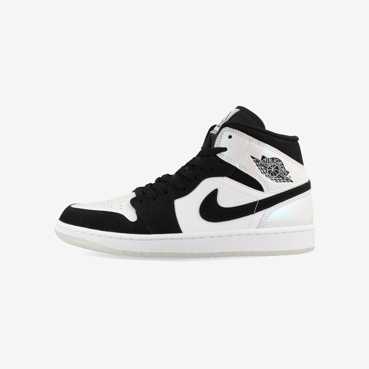 NIKE AIR JORDAN 1 MID SE WHITE/BLACK/MULTI COLOR – KICKS LAB.