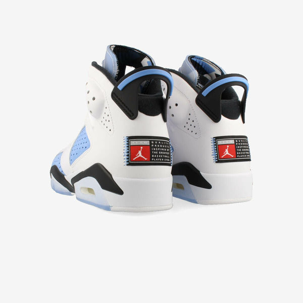 NIKE AIR JORDAN 6 RETRO UNIVERSITY BLUE/WHITE/COLLEGE NAVY/BLACK 【UNC】