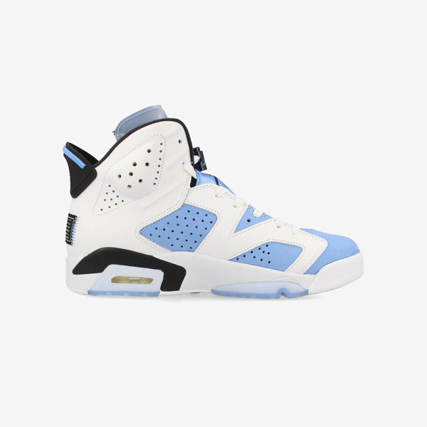 NIKE AIR JORDAN 6 RETRO UNIVERSITY BLUE/WHITE/COLLEGE NAVY/BLACK [UNC]