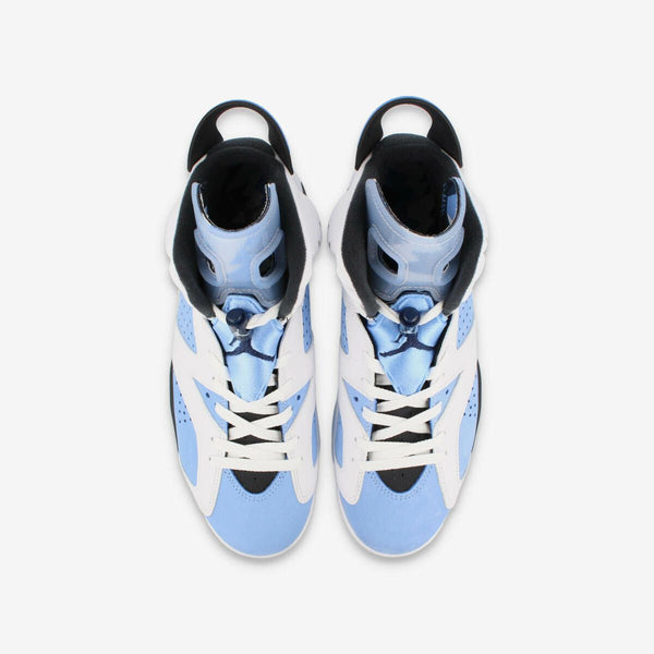 NIKE AIR JORDAN 6 RETRO UNIVERSITY BLUE/WHITE/COLLEGE NAVY/BLACK 【UNC】