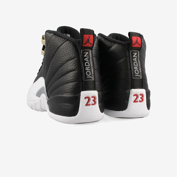 NIKE AIR JORDAN 12 RETRO GS BLACK/VARSITY RED/WHITE [PLAYOFF]