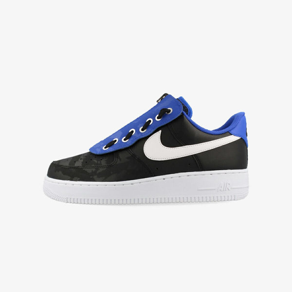 NIKE AIR FORCE 1 '07 SHROUD BLACK/HYPER ROYAL