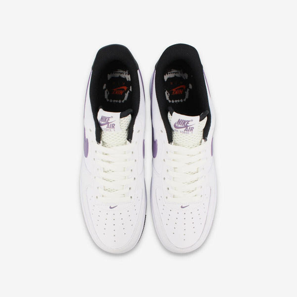 NIKE AIR FORCE 1 '07 LV8 WHITE/CANYON PURPLE/BLACK/WHITE