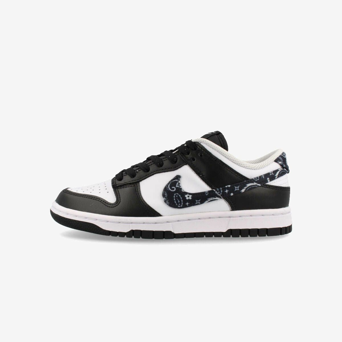 NIKE WMNS DUNK LOW WHITE/BLACK/WHITE/BLACK 【PAISLEY】 dh4401-100