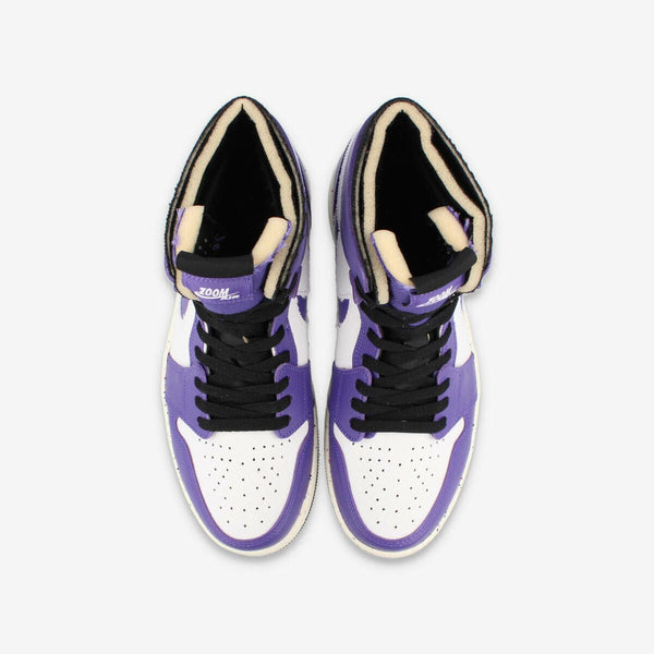 NIKE AIR JORDAN 1 ZOOM AIR CMFT WHITE/CRATER PURPLE/BLACK