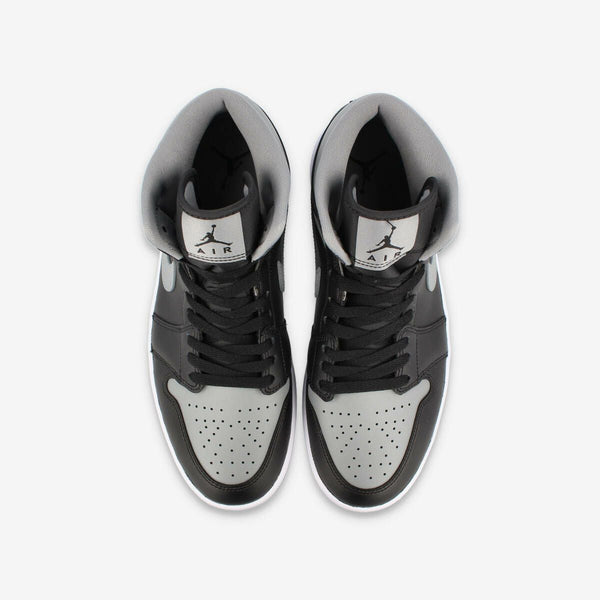 NIKE WMNS AIR JORDAN 1 MID BLACK/MEDIUM GREY