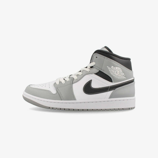 NIKE AIR JORDAN 1 MID LIGHT SMOKE GREY/WHITE/ANTHRACITE