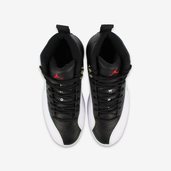 NIKE AIR JORDAN 12 RETRO BLACK/VARSITY RED/WHITE [PLAYOFF]