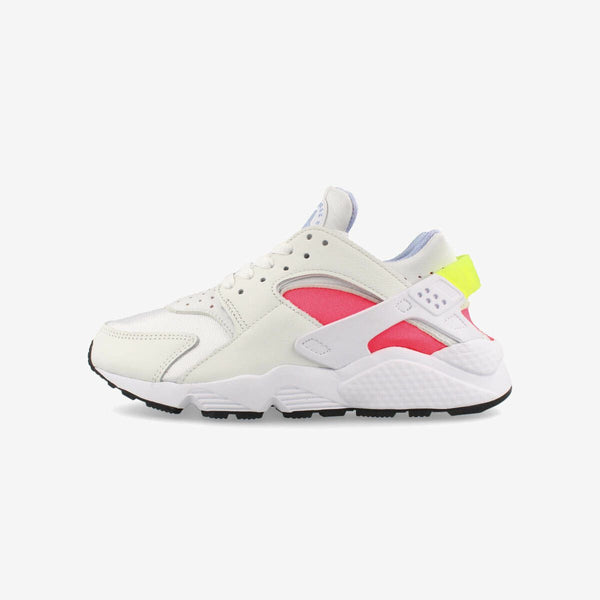 NIKE WMNS AIR HUARACHE WHITE/BRIGHT CRIMSON/BLACK/VOLT