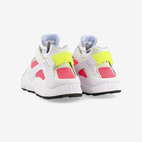 NIKE WMNS AIR HUARACHE WHITE/BRIGHT CRIMSON/BLACK/VOLT