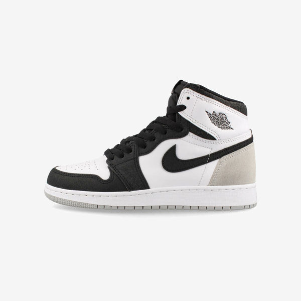 NIKE AIR JORDAN 1 RETRO HIGH OG GS WHITE/BLACK/GREY FOG/BLEACHED CORAL