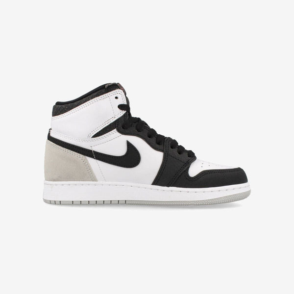 NIKE AIR JORDAN 1 RETRO HIGH OG GS WHITE/BLACK/GREY FOG/BLEACHED CORAL