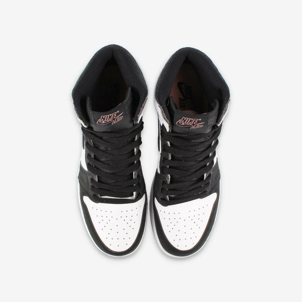 NIKE AIR JORDAN 1 RETRO HIGH OG GS WHITE/BLACK/GREY FOG/BLEACHED CORAL