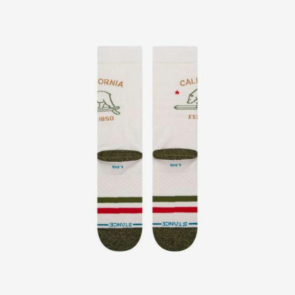 STANCE SOCKS CALIFORNIA REPUBLIC 2 OFF WHITE