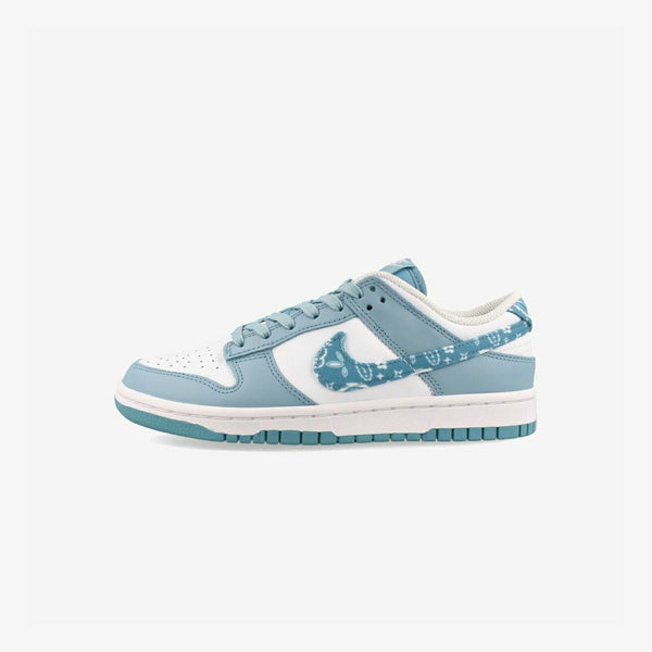 NIKE WMNS DUNK LOW WHITE/WORN BLUE/WHITE/WORN BLUE 【PAISLEY】